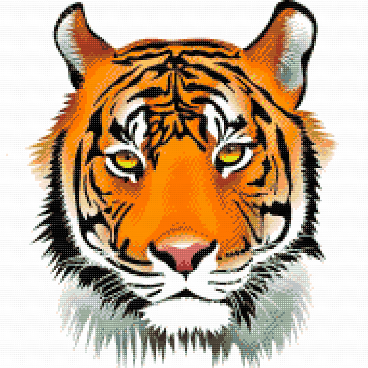 Diamond Painting - Tigerhoved