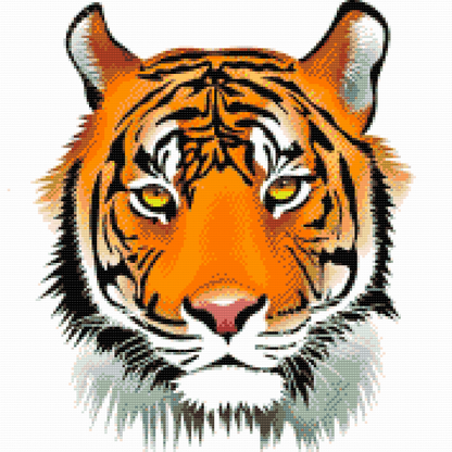 Diamond Painting - Tigerhoved