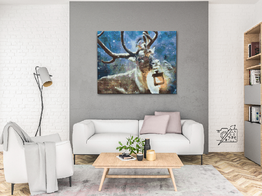 Diamond Painting - Hjort med lanterne