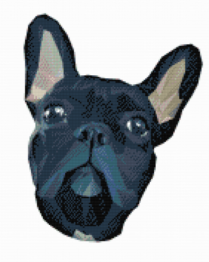 Diamond Painting - Fransk Bulldog 4
