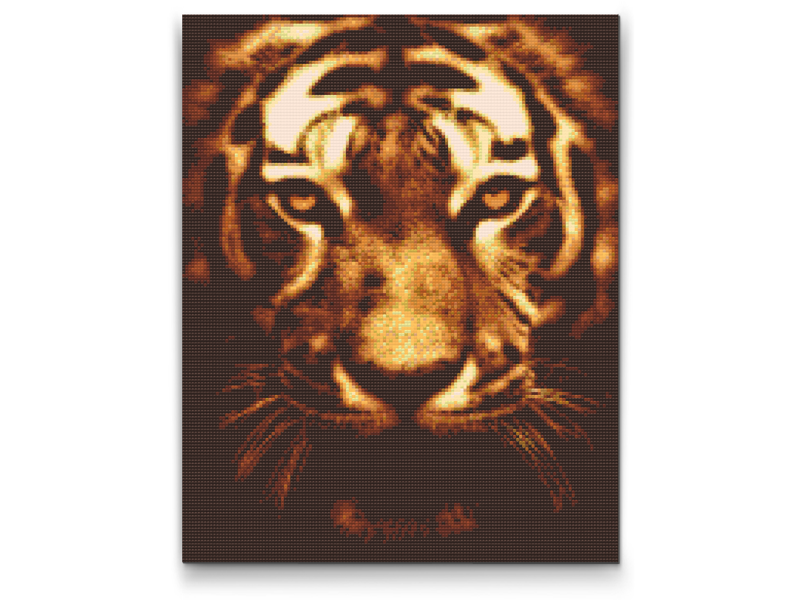 Diamond Painting - Tiger i Lys