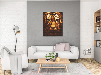 Diamond Painting - Tiger i Lys