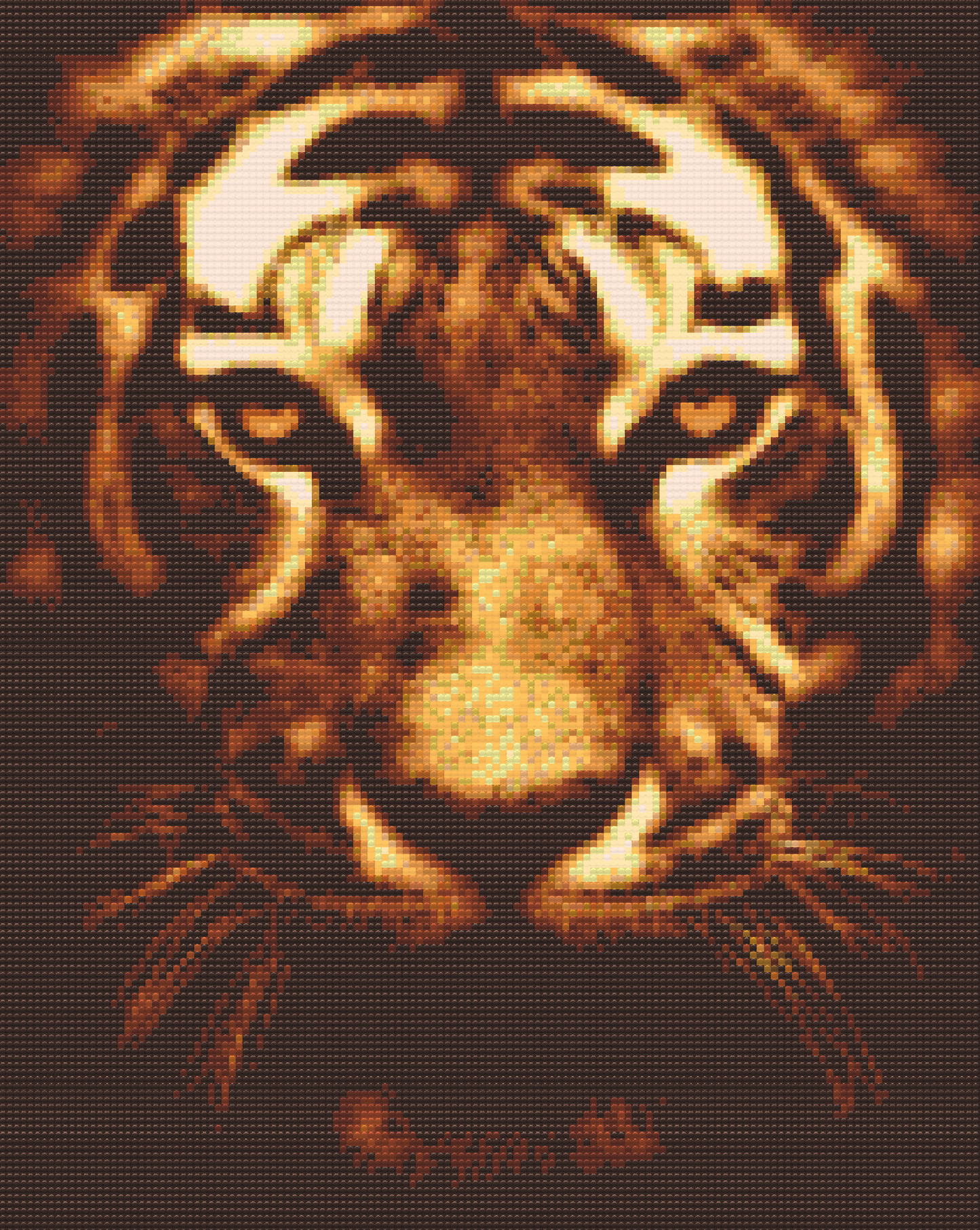 Diamond Painting - Tiger i Lys
