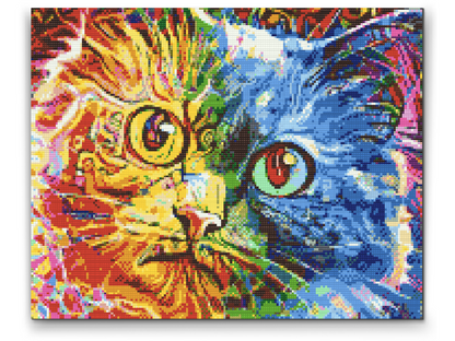 Diamond Painting - Farverig Kat 3