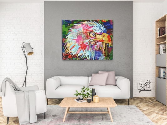 Diamond Painting - Farverig Ørn