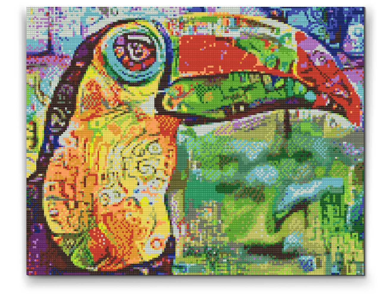 Diamond Painting - Farverig tukan