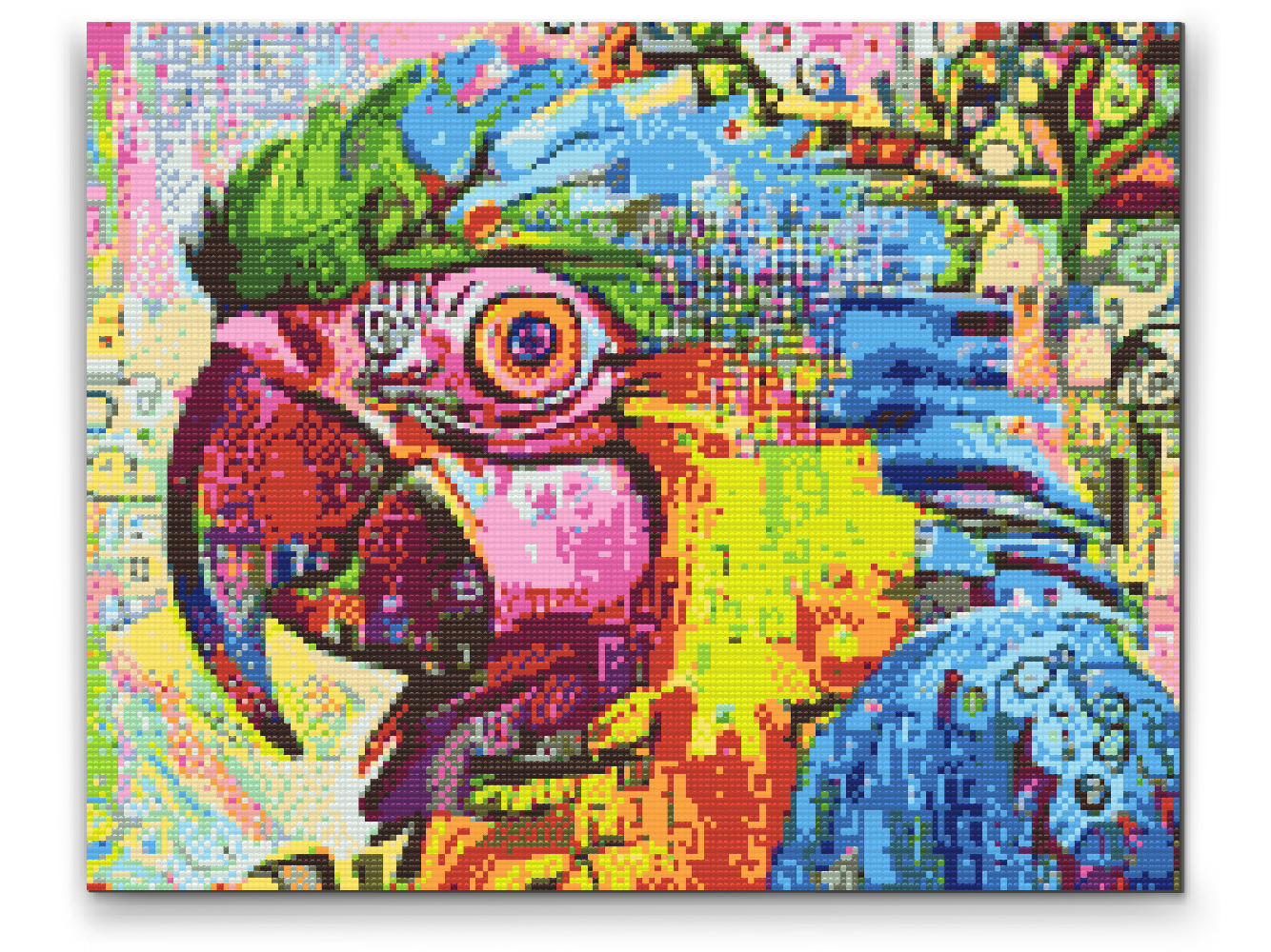 Diamond Painting - Farverig papegøje