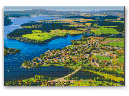 Diamond Painting - Lipno-reservoiret