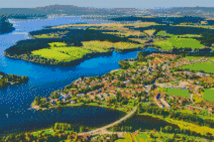 Diamond Painting - Lipno-reservoiret