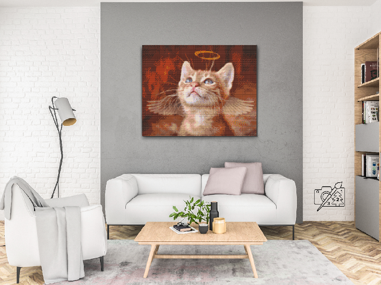 Diamond Painting - Englekat