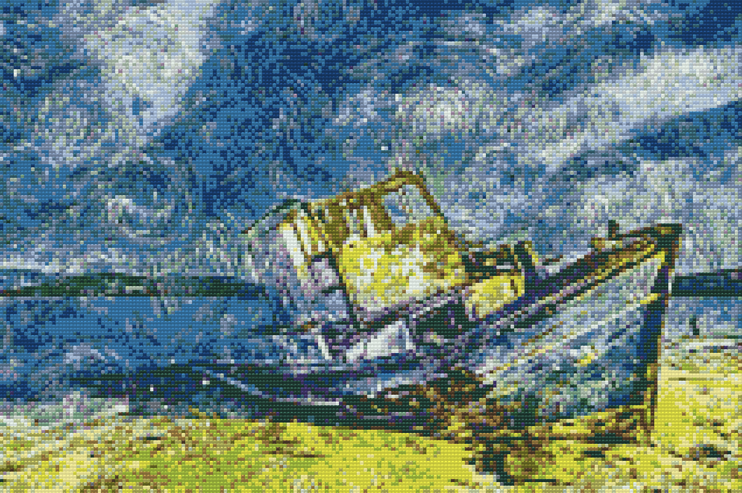 Diamond Painting - Parkeret båd