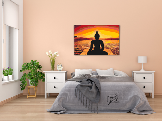 Paint by Numbers - Slap af, Yoga, Buddha