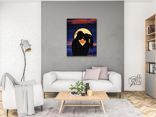 Diamond Painting - Romance ved solnedgang