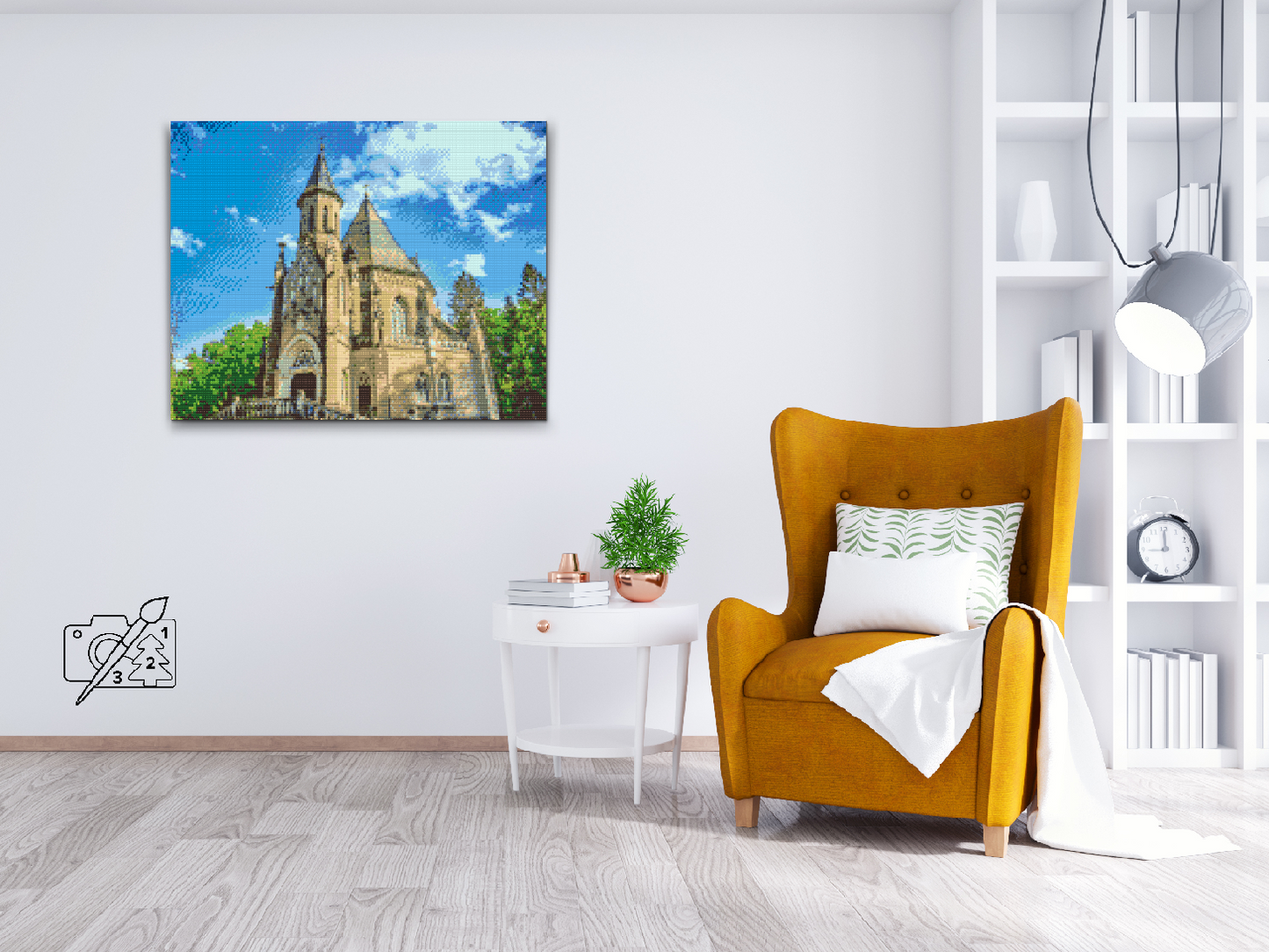 Diamond Painting - Schwarzenberg-grav 2