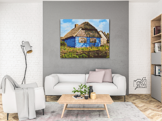 Diamond Painting - Landlig hytte
