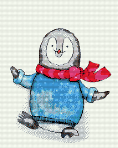 Diamond Painting - Glade Pingvin