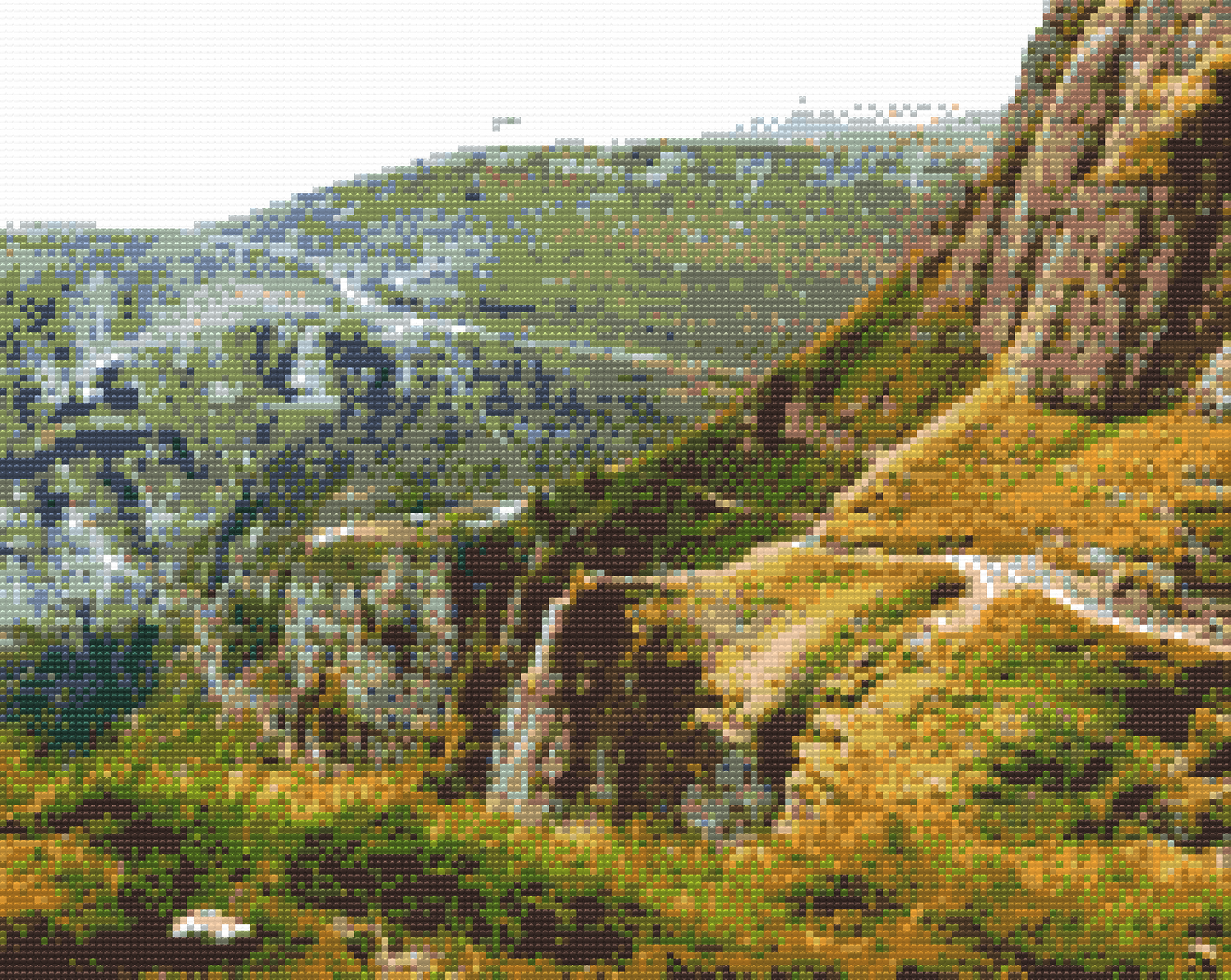 Diamond Painting - Bucegi-bjergene, Rumænien 3