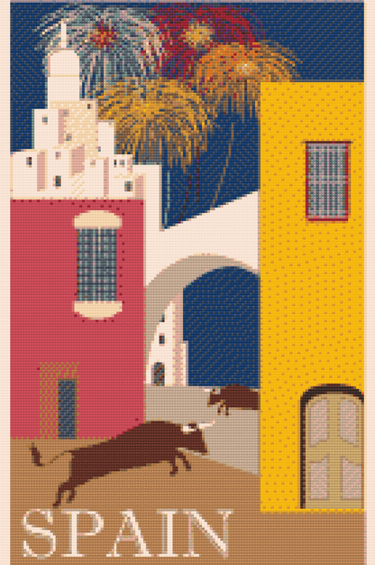 Diamond Painting - Rejser gennem Spanien