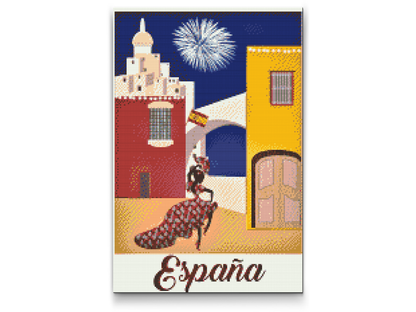 Diamond Painting - Rejser gennem Spanien 2