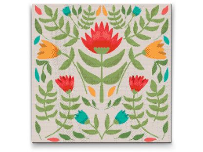 Diamond Painting - Tulipanernes baggrund