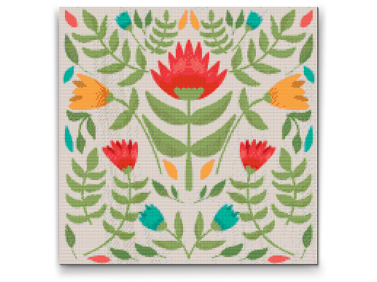 Diamond Painting - Tulipanernes baggrund