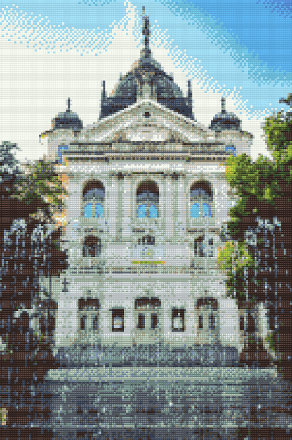 Diamond Painting - Sangfontæne i Košice, Slovakiet