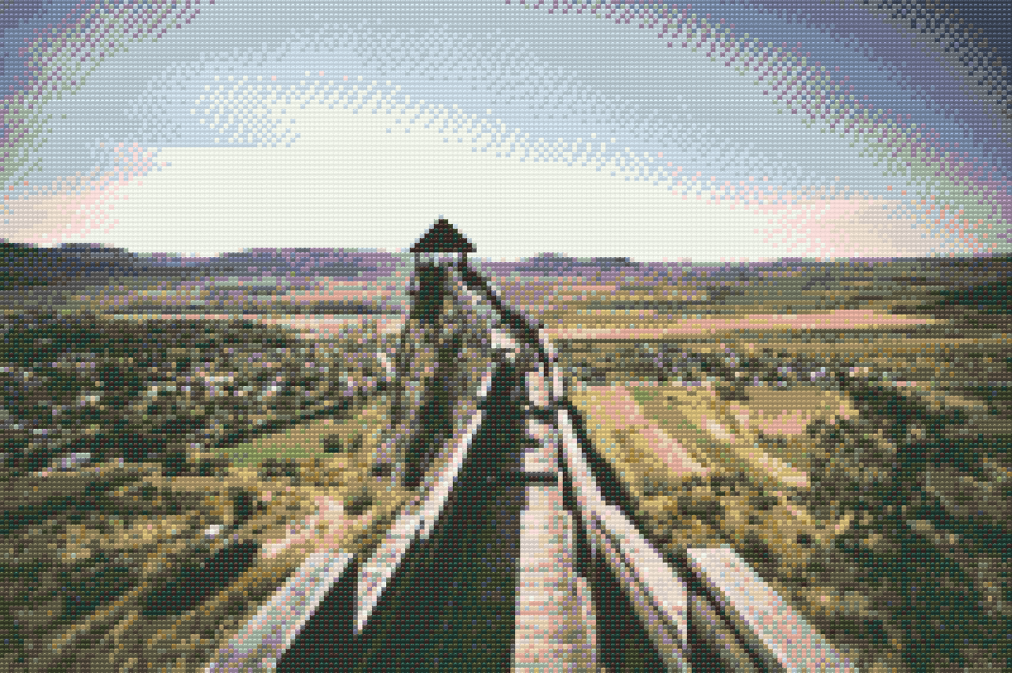 Diamond Painting - Vagttårnet Boldogko, Ungarn