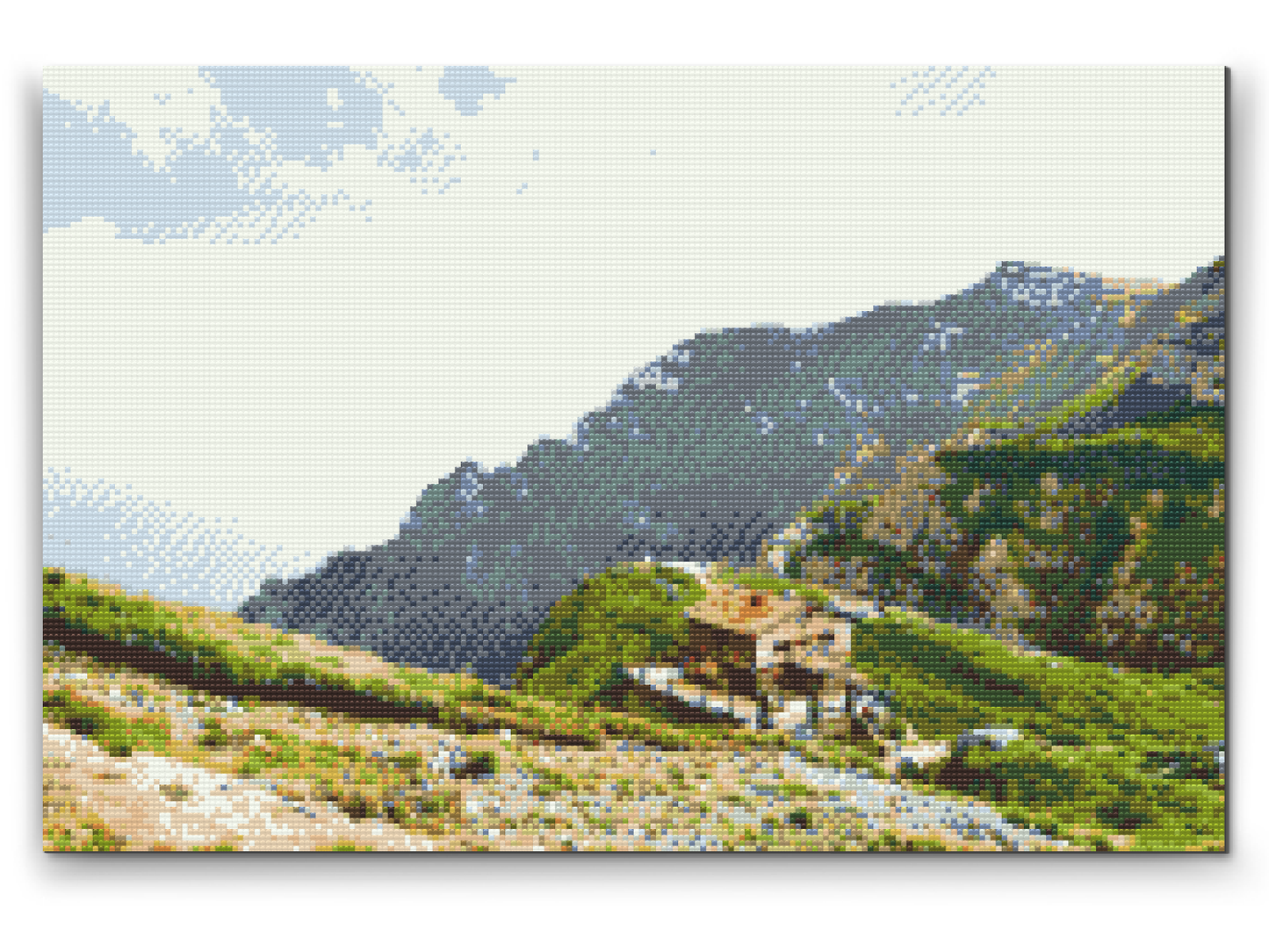 Diamond Painting - Bucegi-bjergene, Rumænien