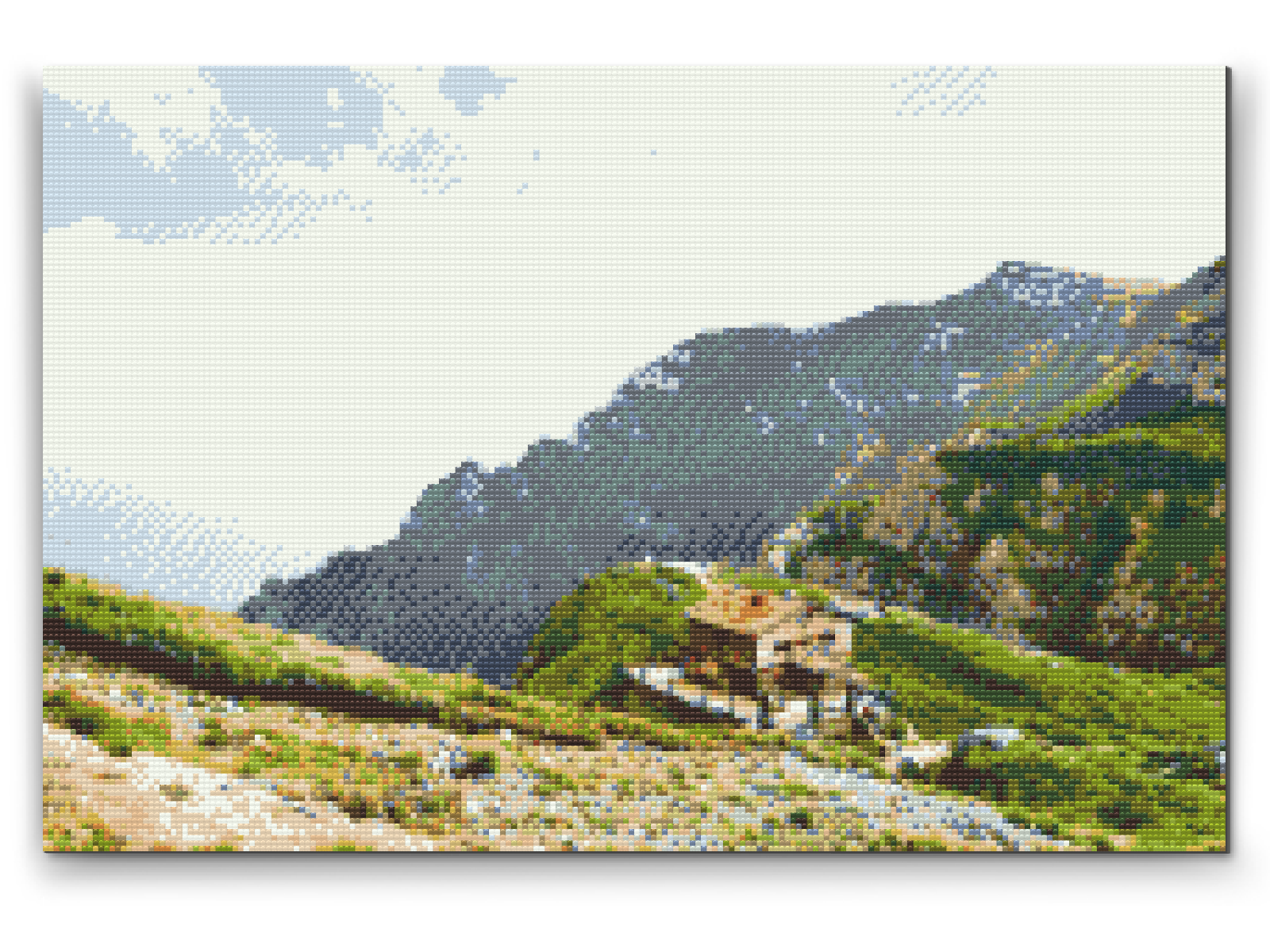 Diamond Painting - Bucegi-bjergene, Rumænien