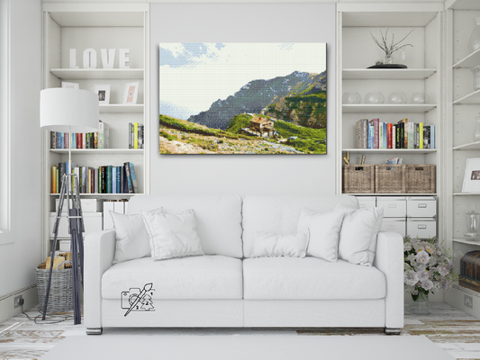 Diamond Painting - Bucegi-bjergene, Rumænien