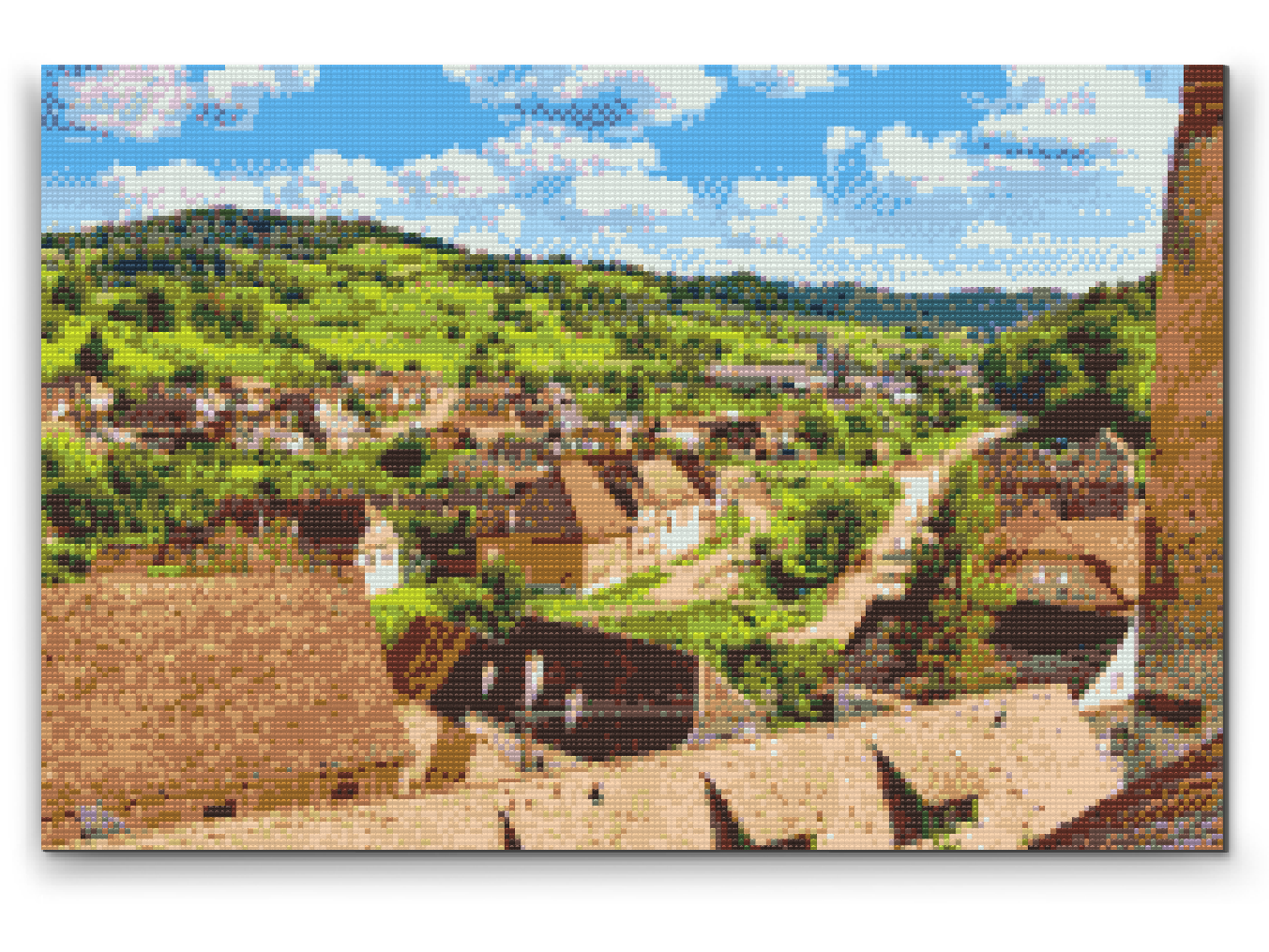 Diamond Painting - Biertan Landsby, Rumænien