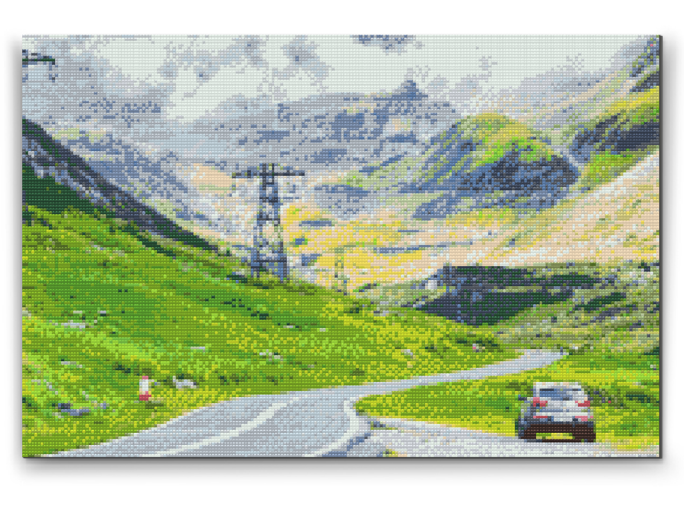 Diamond Painting - Transfagarasan-ruten i Rumænien