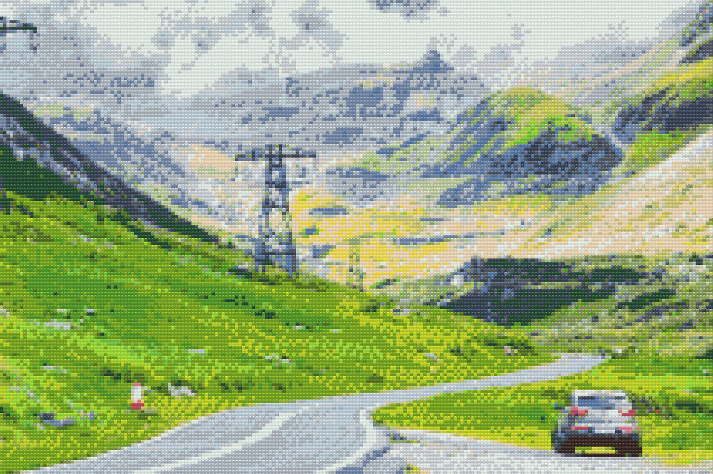 Diamond Painting - Transfagarasan-ruten i Rumænien