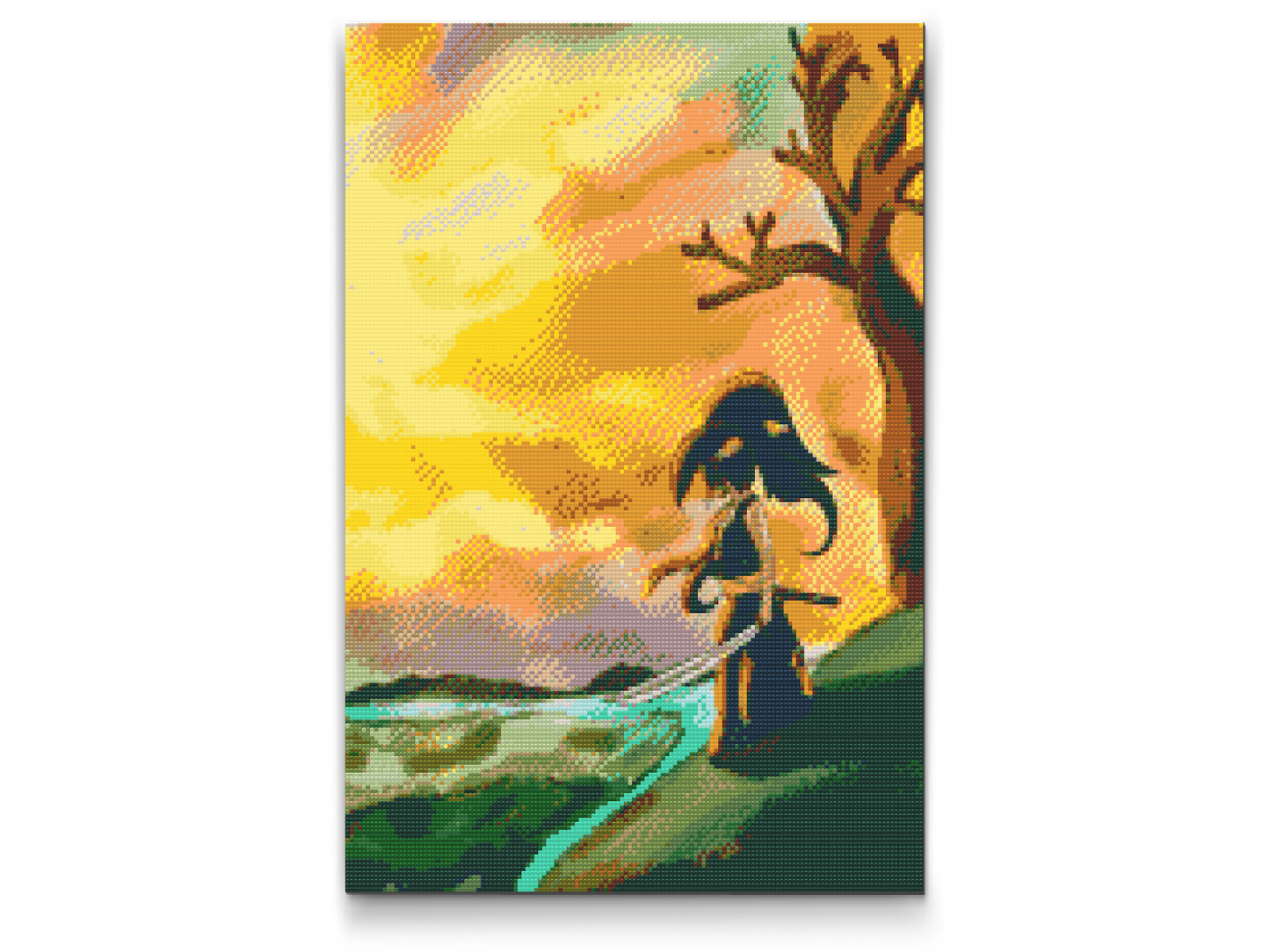 Diamond Painting - Kvinde med sværd