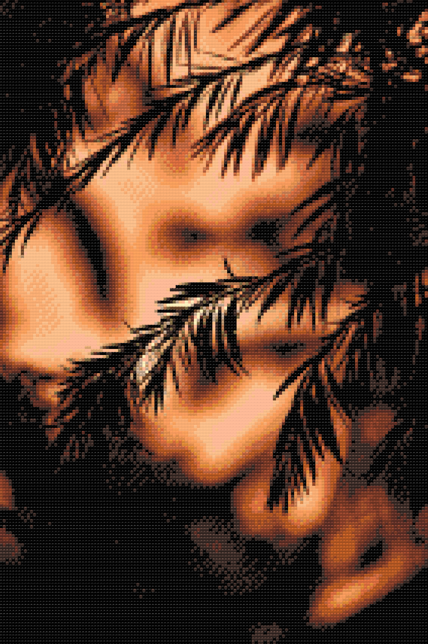 Diamond Painting - Solnedgangens silhuet