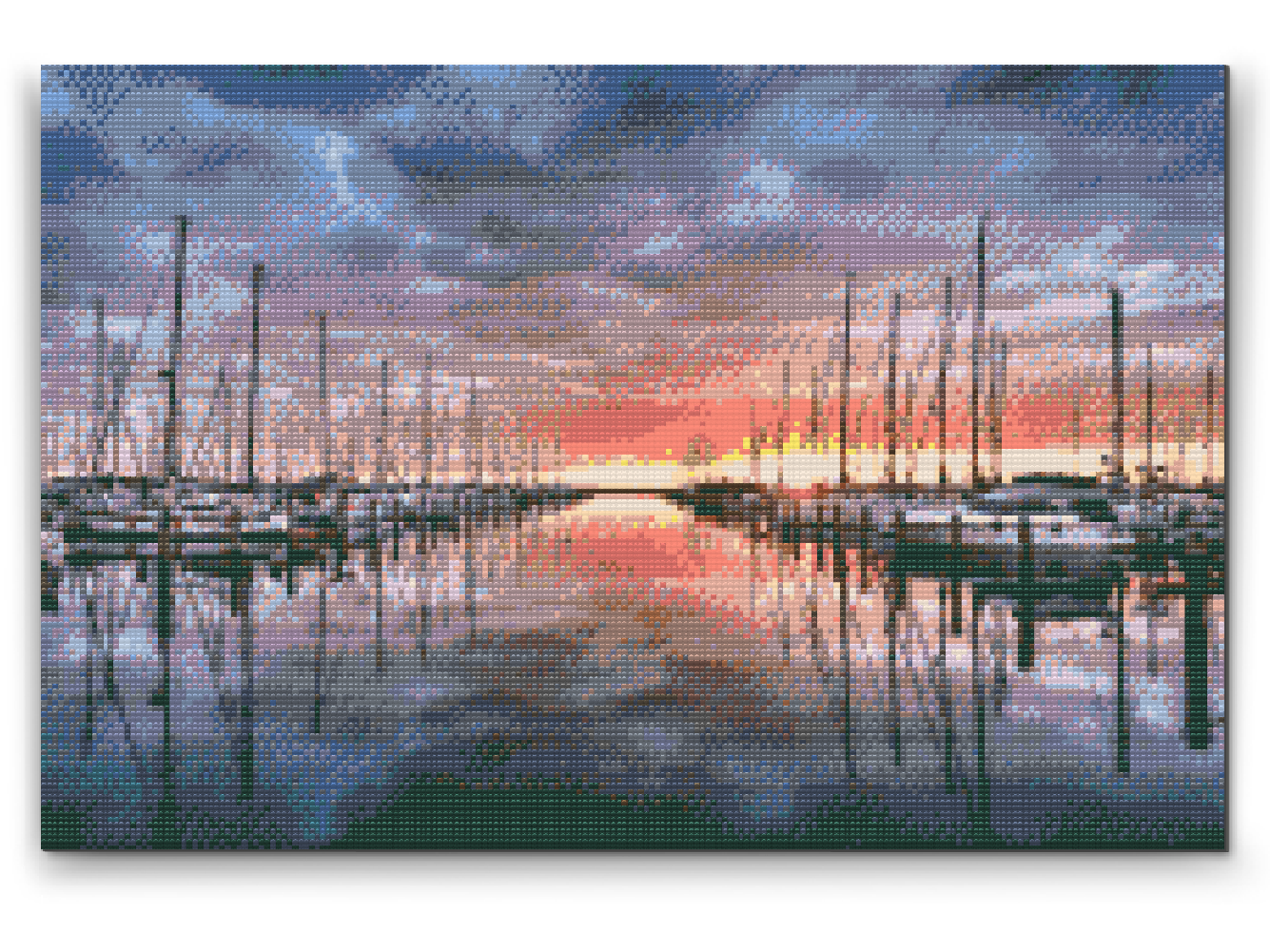 Diamond Painting - Havnen i Warnemünde