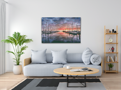 Diamond Painting - Havnen i Warnemünde