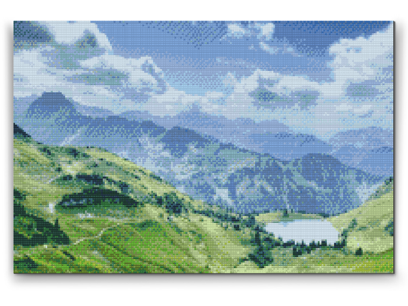 Diamond Painting - Oberstorf-Alperne