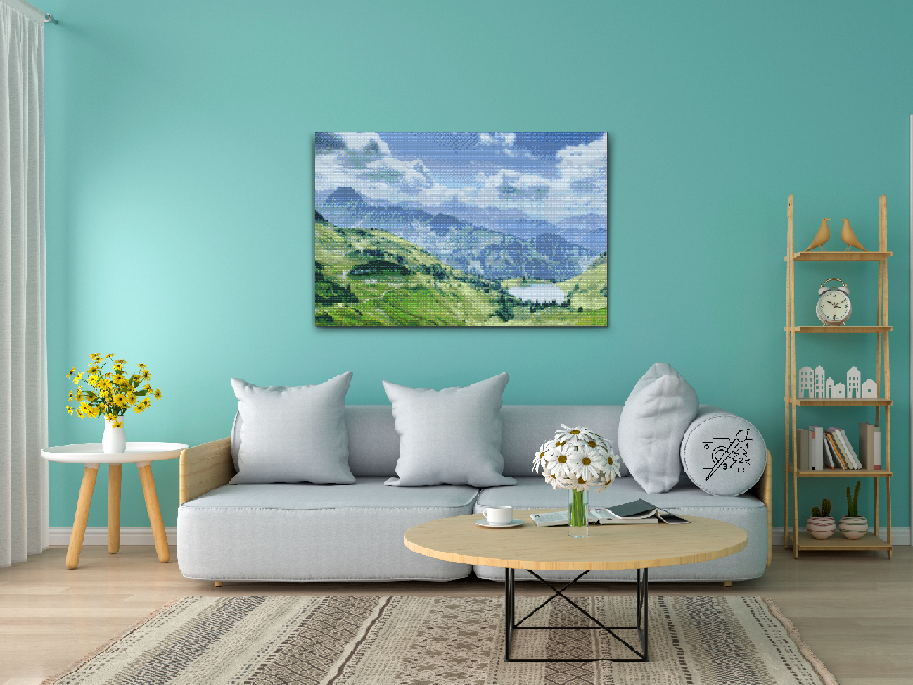 Diamond Painting - Oberstorf-Alperne