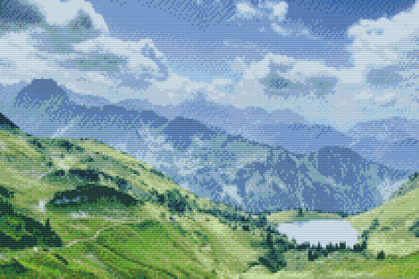 Diamond Painting - Oberstorf-Alperne