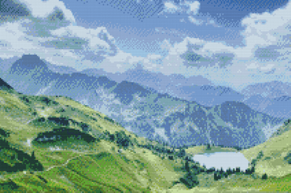 Diamond Painting - Oberstorf-Alperne