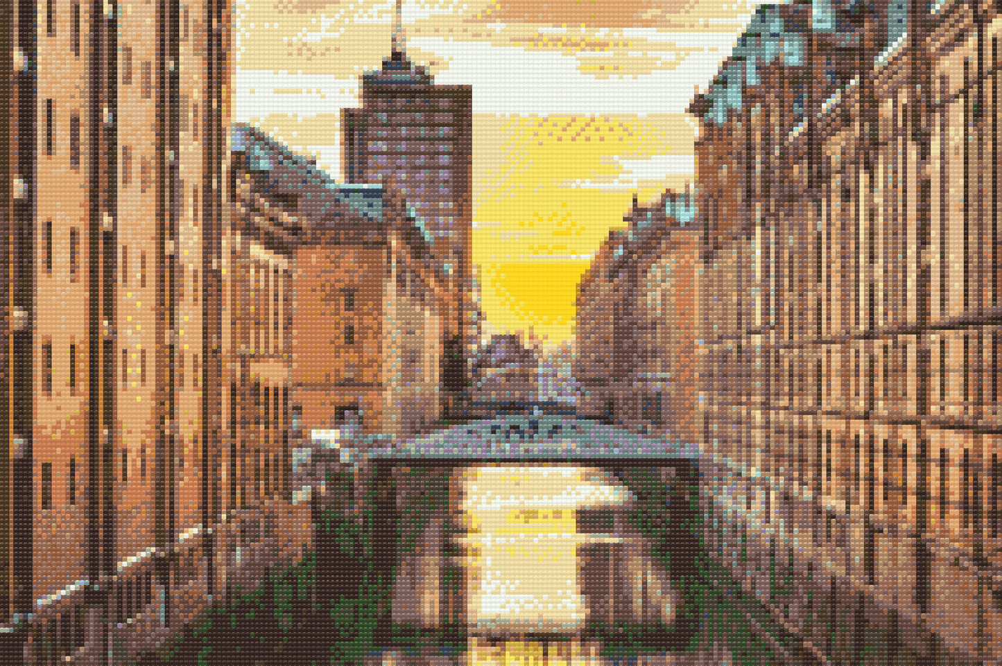 Diamond Painting - Hamborg, Tyskland