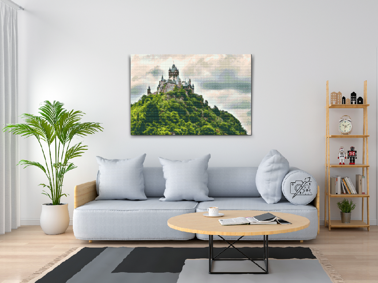 Diamond Painting - Cochem, Tyskland