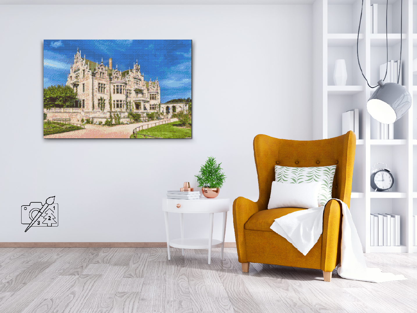 Diamond Painting - Altenstein Palads, Tyskland