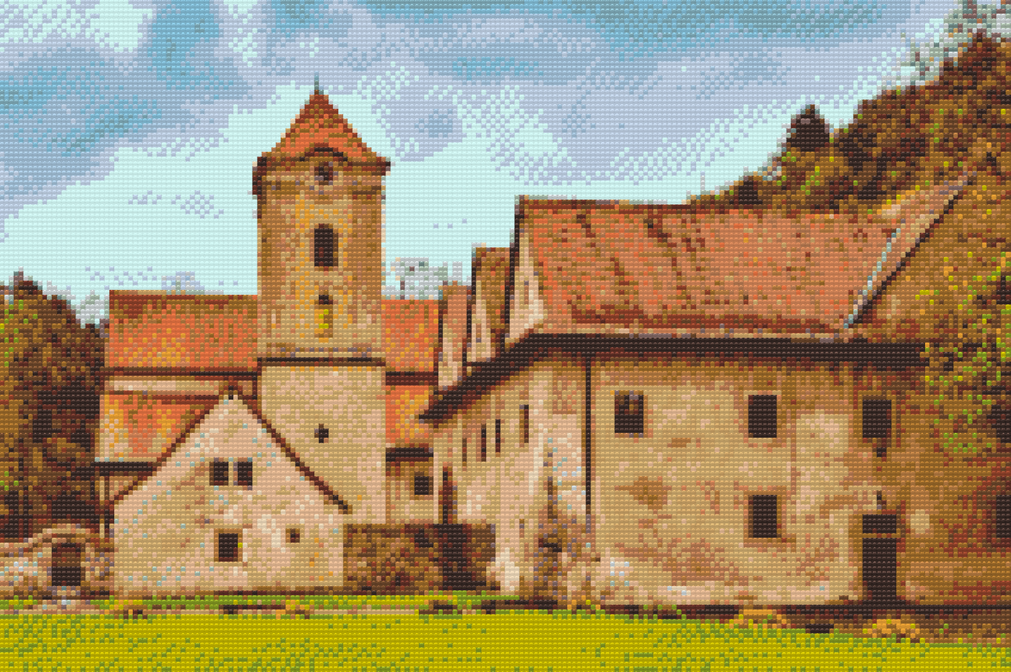 Diamond Painting - Røde Kloster, Slovakiet