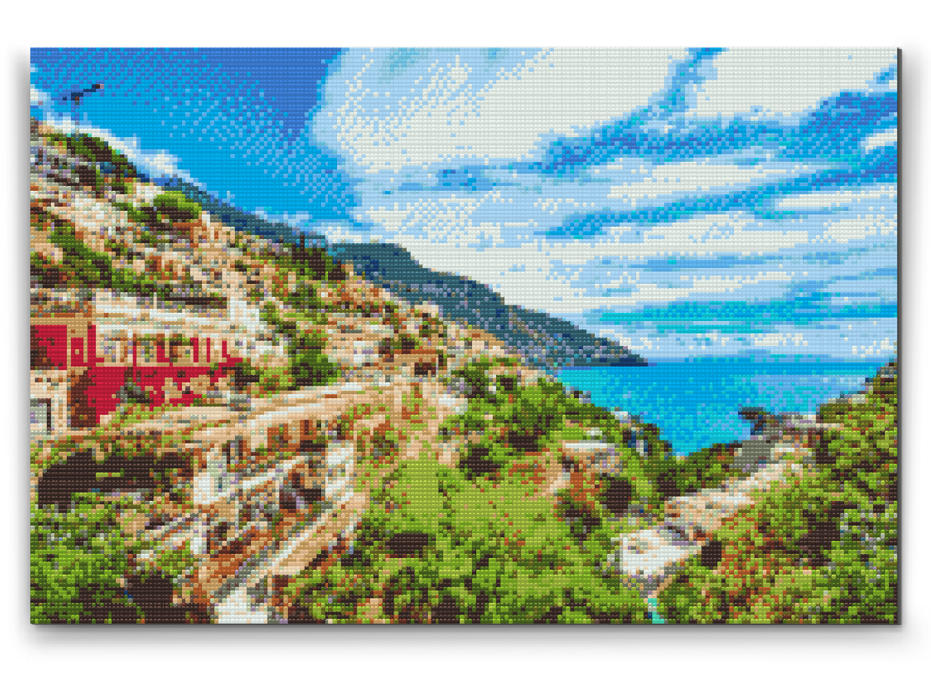 Diamond Painting - Amalfikysten, Italien