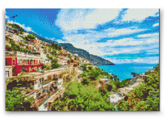 Diamond Painting - Amalfikysten, Italien