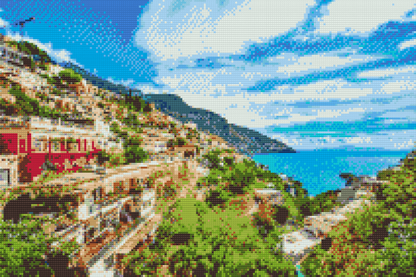 Diamond Painting - Amalfikysten, Italien