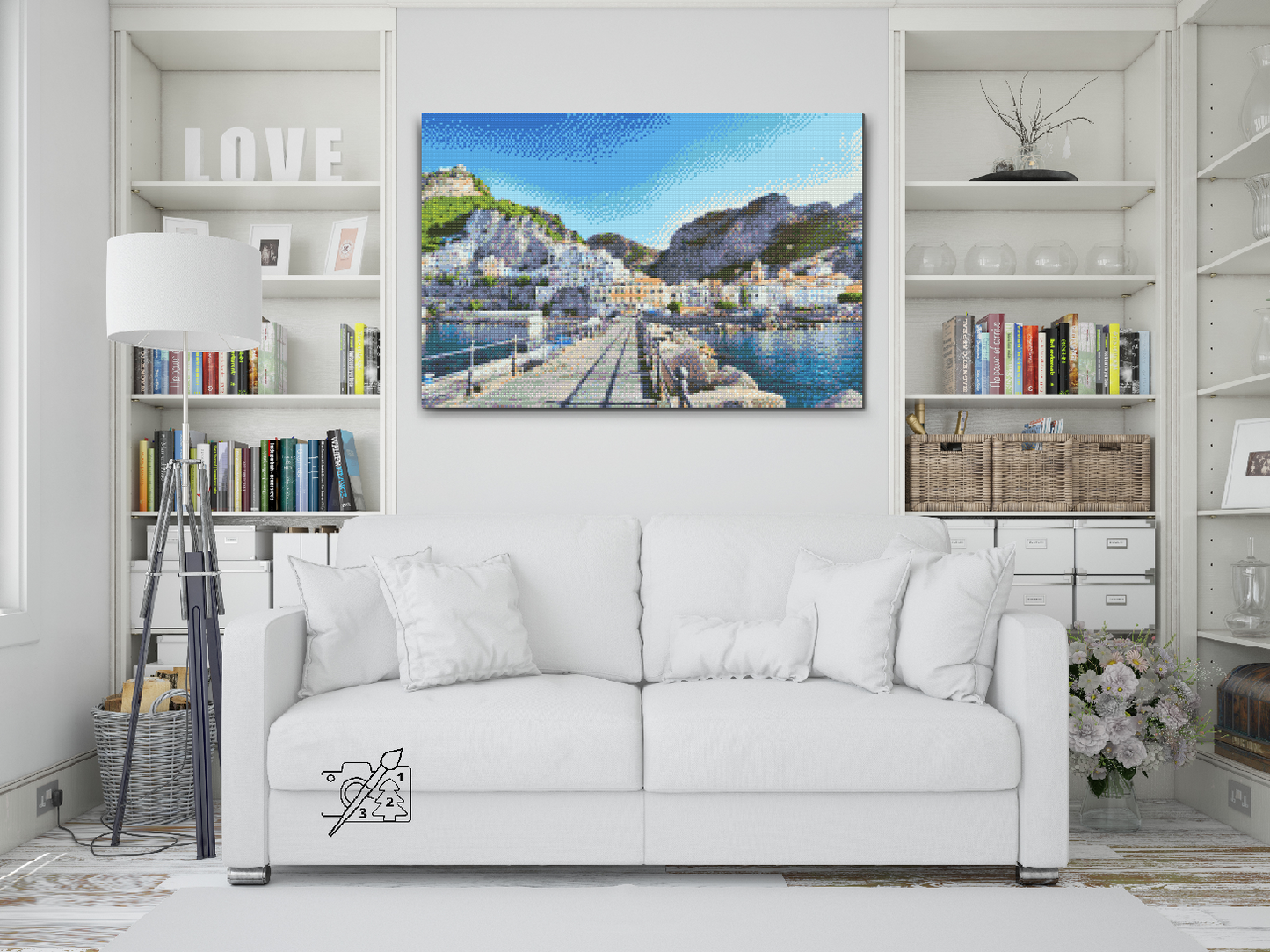 Diamond Painting - Amalfi, Italien