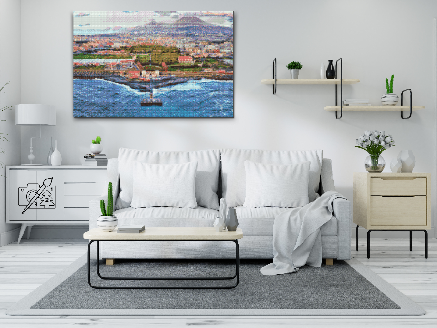 Diamond Painting - Vesuv, Napoli
